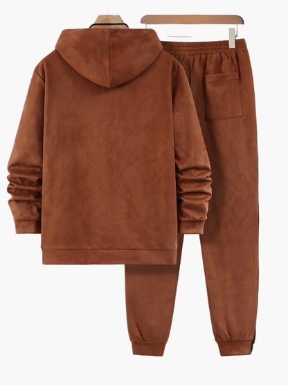 Ensemble Survêtement Homme Style Décontracté avec Capuche pour Automne-Hiver
