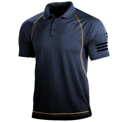 Jason – Polo à Manches Courtes avec Col et Style Asymétrique
