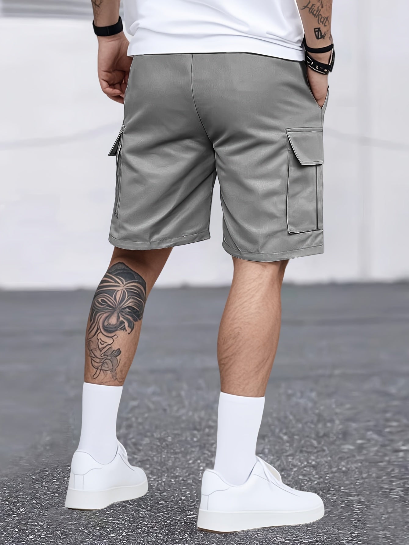 Short cargo décontracté pour homme avec poches multiples – Style urbain polyvalent