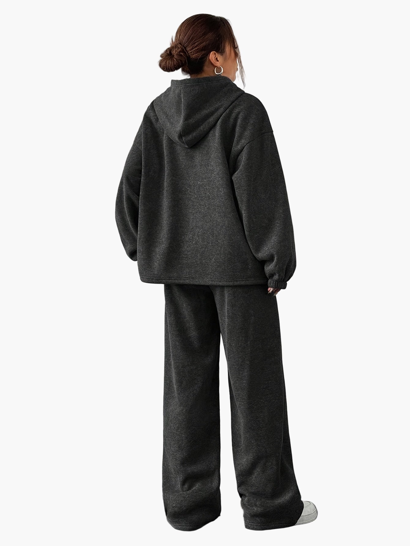 Ensemble de survêtement décontracté pour femme, style ample, idéal pour détente et loisirs