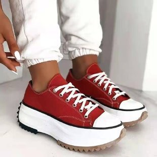 Karen – Chaussures Hautes en Toile Décontractées
