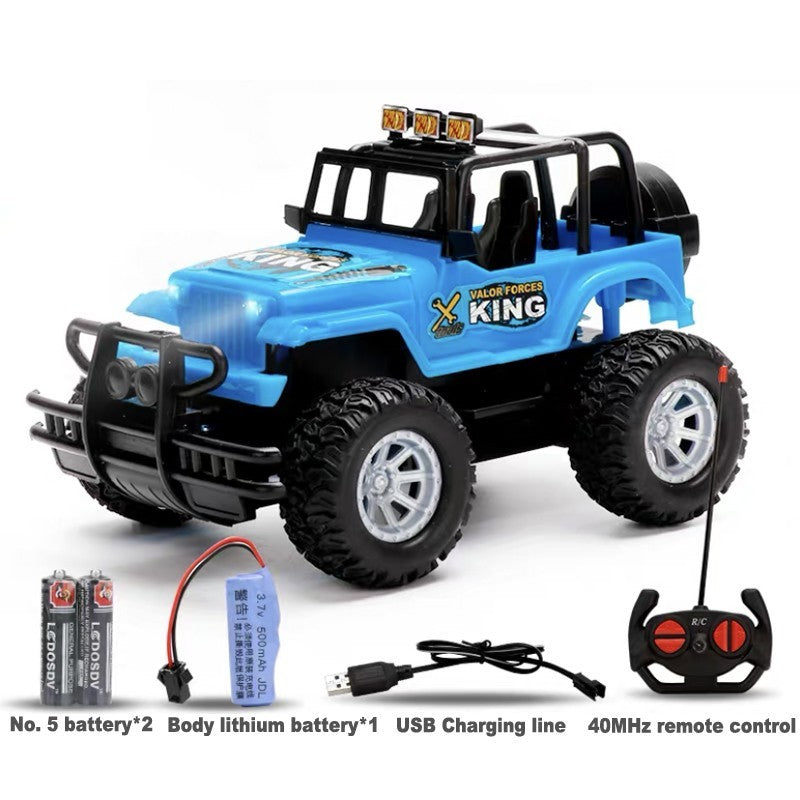 Coche Teledirigido Todoterreno para Niños – Estilo 4x4 Off-Road, Juguete Radiocontrolado para Niños de 1 a 12 Años