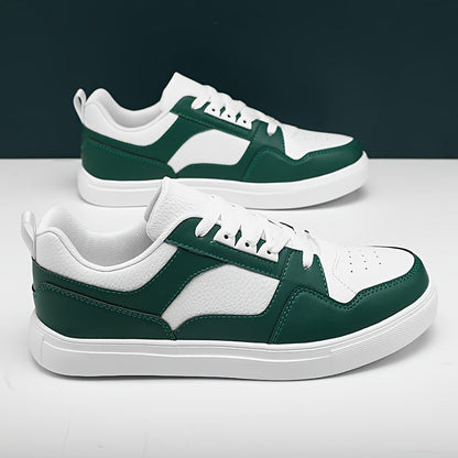 Męskie casualowe trampki w stylu preppy – uniwersalne niskie sneakersy na co dzień