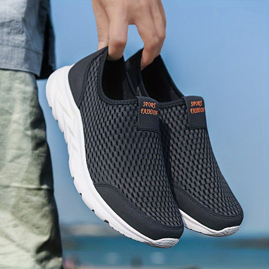 Casual sportschoenen voor heren om in te schuiven - Ademend model voor wandelen en training