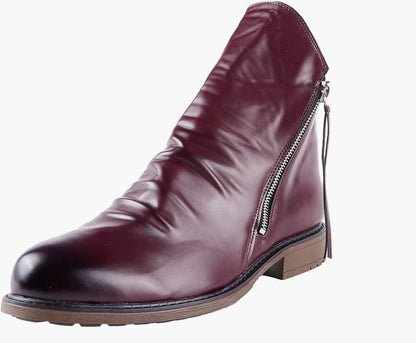 Bottines Homme Élégantes à Zip Style Urbain Décontracté