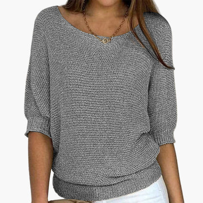 Pull ample femme style décontracté pour loisirs et quotidien