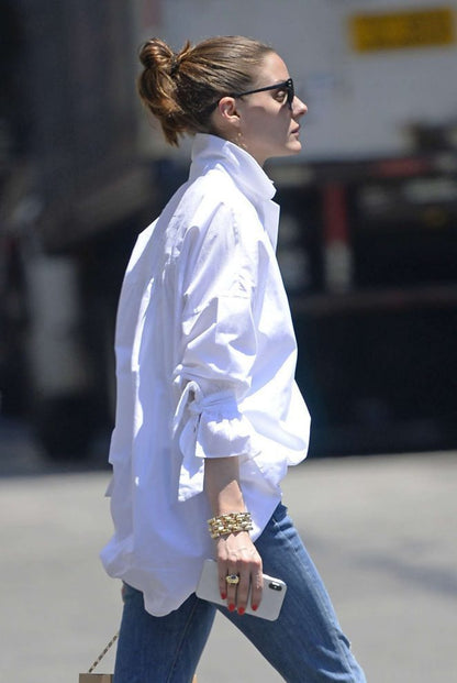 Chemise ample femme style décontracté chic pour usage quotidien et urbain