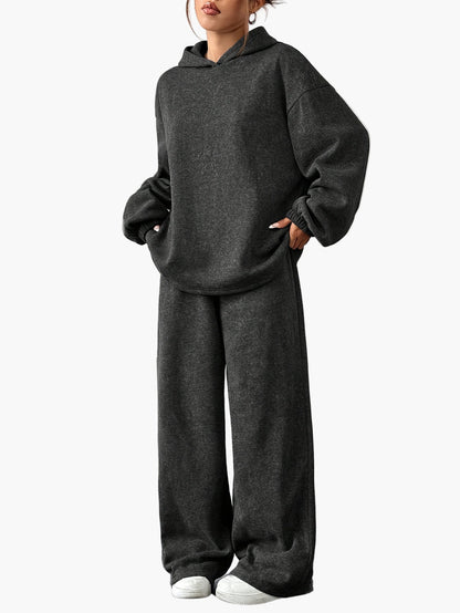 Ensemble de survêtement décontracté pour femme, style ample, idéal pour détente et loisirs