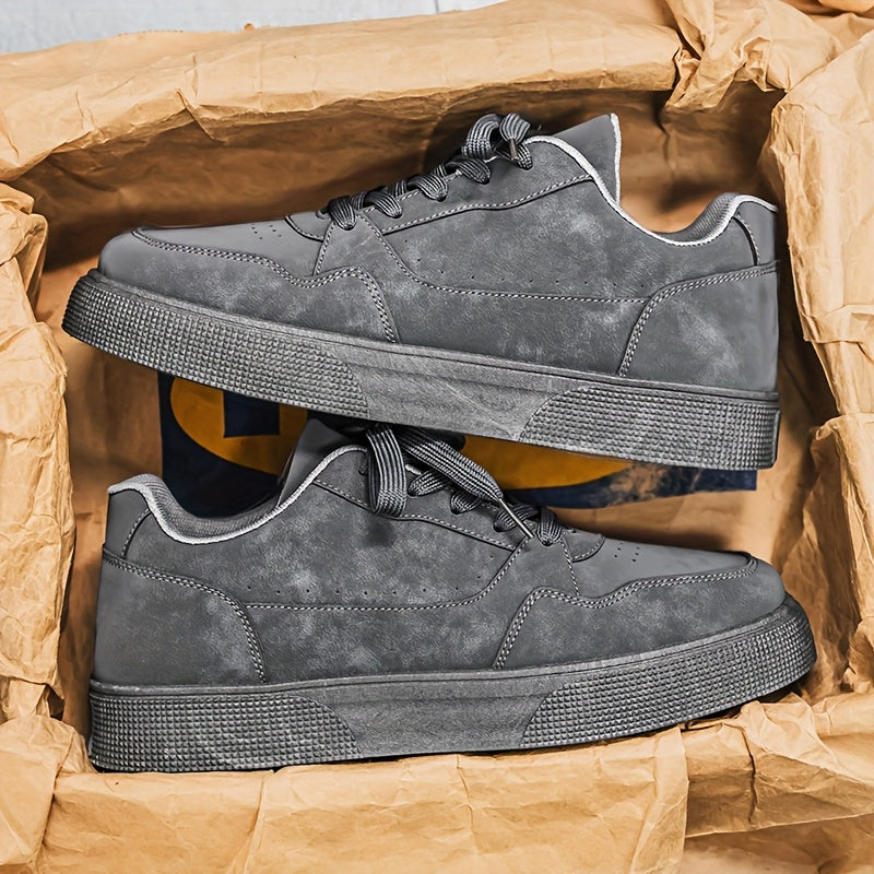 Låga sneakers för herrar i avslappnad urban stil för vardagsbruk
