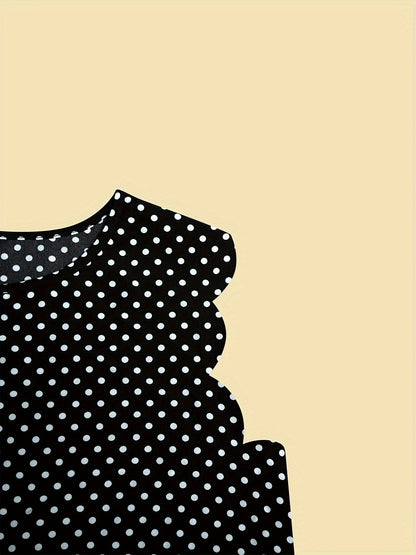 Elegante top met stippen voor dames – Casual chique stijl, perfect voor de zomer