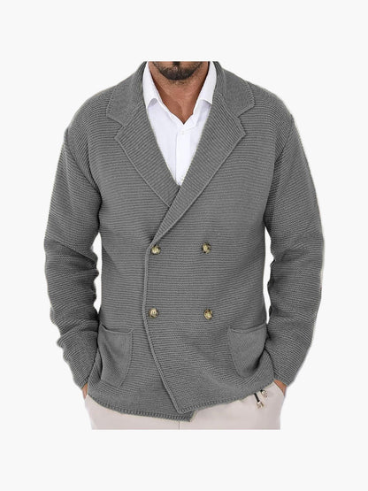 Veste blazer décontractée homme style double boutonnage pour toutes occasions