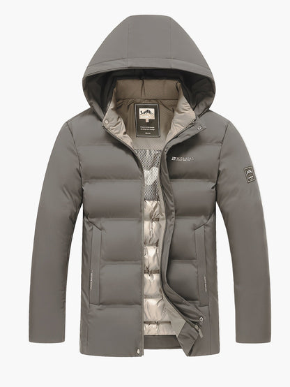 Doudoune à Capuche Homme Style Urbain Hiver Décontracté
