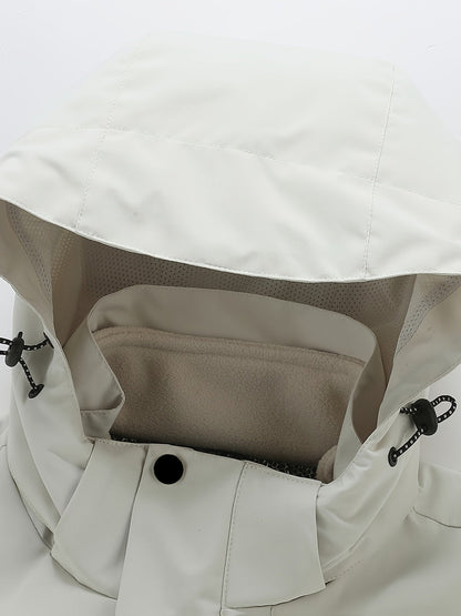 Veste Softshell Homme 3-en-1 à Capuche Style Urbain Décontracté