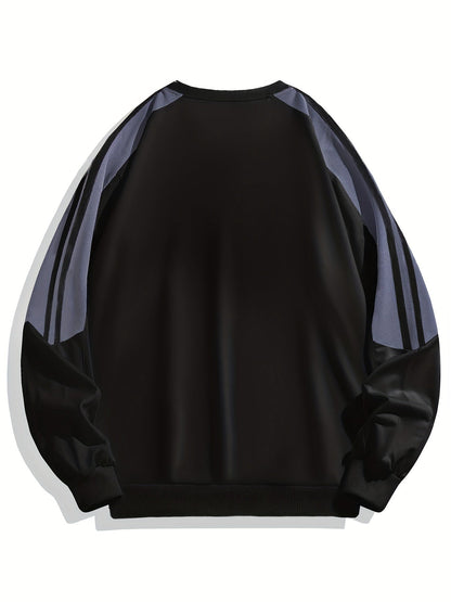 Casual heren trainingspak, sportswear stijl, lange mouwen, ideaal voor herfst/winter