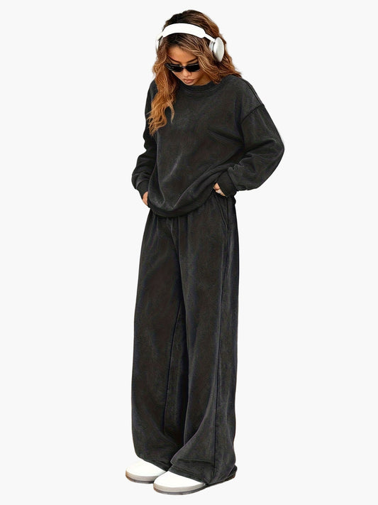 Ensemble Survêtement Femme Style Décontracté Urbain pour Tous les Jours