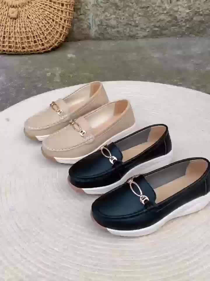 Elegante sleehak mocassins voor dames in casual chique stijl