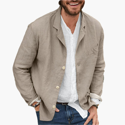 Blazer Décontracté Homme Style Chic Polyvalent Pour Toutes Occasions