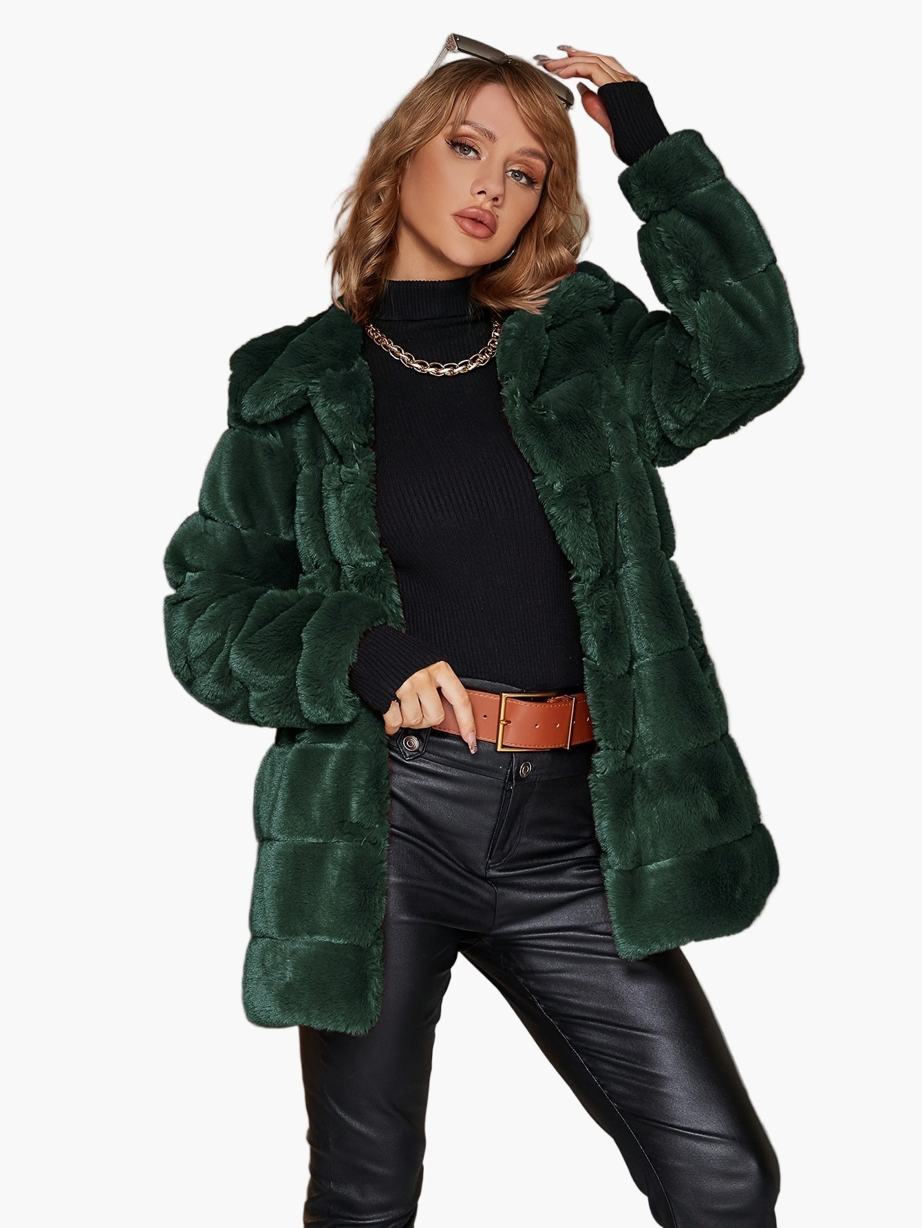 Manteau femme élégant style urbain pour l’automne et l’hiver