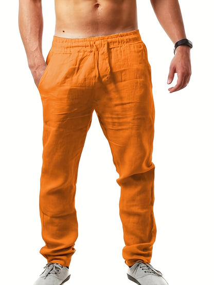 Heren casual joggingbroek met rechte pijpen voor de zomer