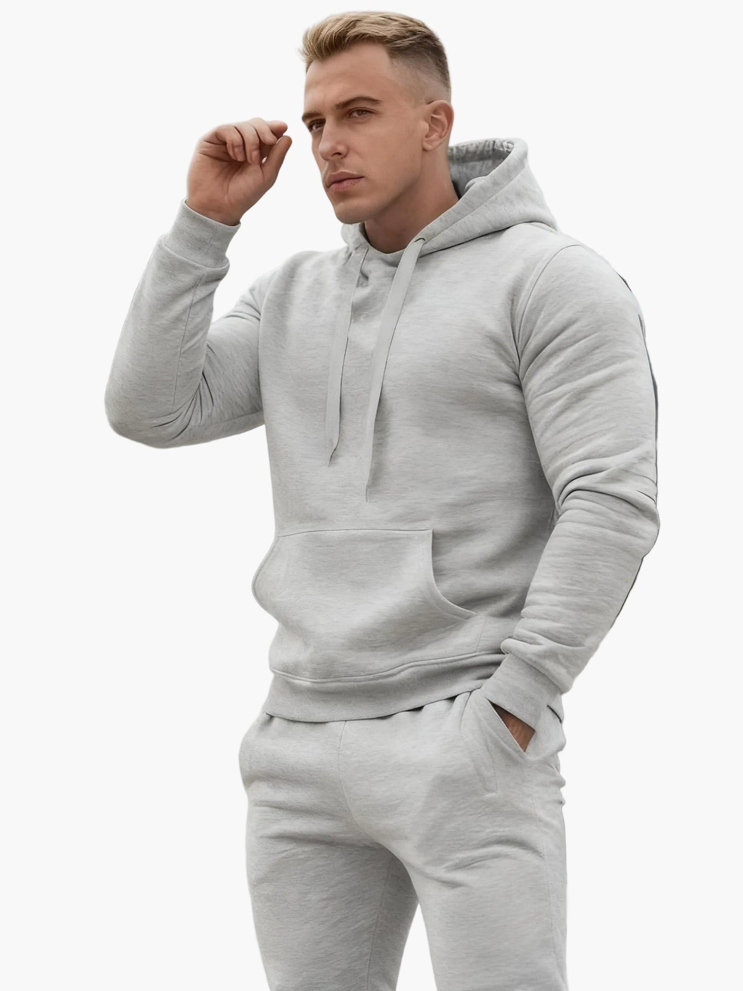 Ensemble Survêtement Homme Style Sport Décontracté à Capuche pour Toute Saison