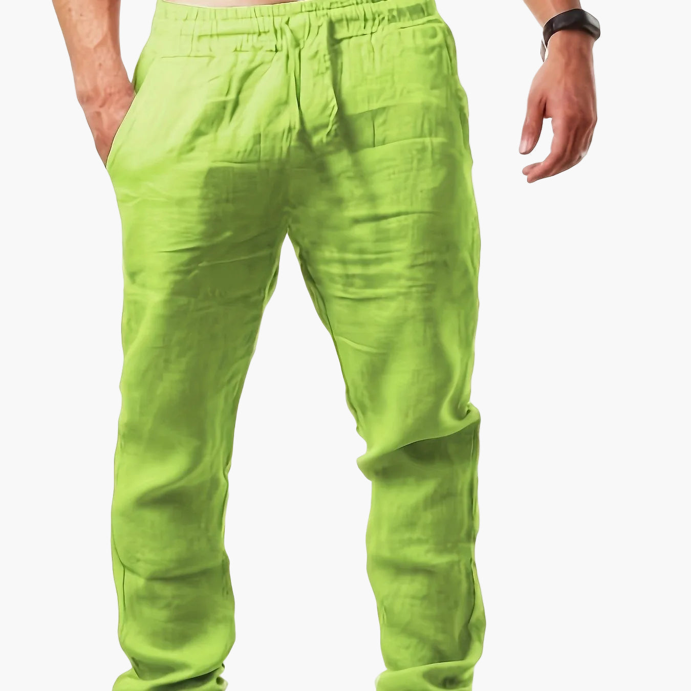 Heren casual joggingbroek met rechte pijpen voor de zomer