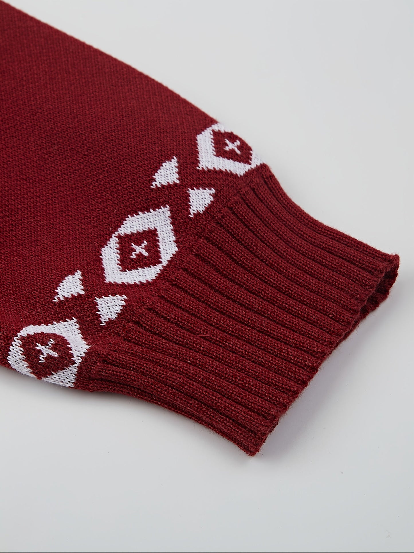 Cardigan homme style nordique à motif renne pour l'hiver, casual et festif