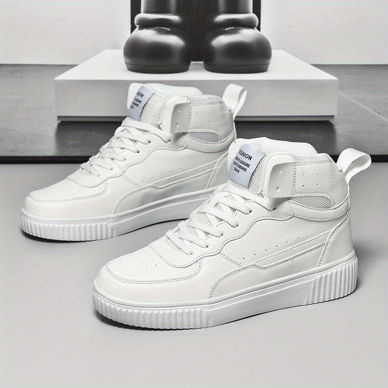 Herrhöga sneakers i urban stil för sport och fritid