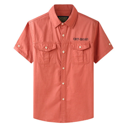 Tommy – Chemise en coton à manches courtes décontractée