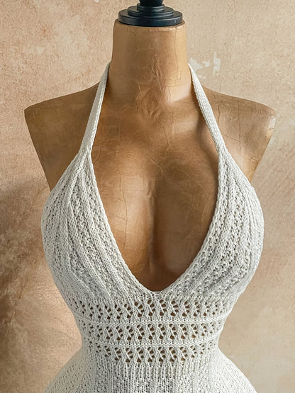 Combishort Femme Élégant Style Bohème Dos Nu Plage Été - Romper Mode Vacances