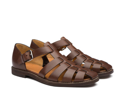 Sandales homme style pêcheur élégantes et confortables pour ville et loisirs