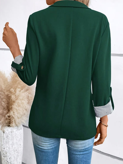 Veste Blazer Femme Élégant Style Professionnel Polyvalent