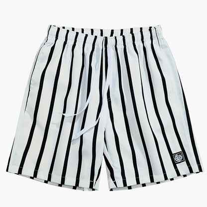 Costume da bagno uomo a righe rosse stile casual per l'estate