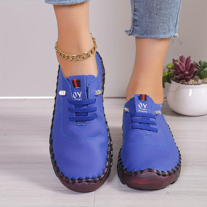 Greta - Chaussures en Cuir Confortables à Bout Rond