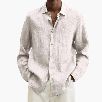 Chemise homme oversize style urbain décontracté à manches longues