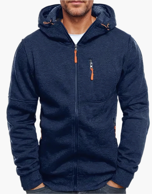 Veste à Capuche Homme Style Sport Décontracté pour Extérieur et Loisirs