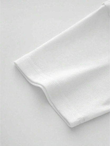 T-shirt homme style casual imprimé original édition limitée – mode urbaine décontractée