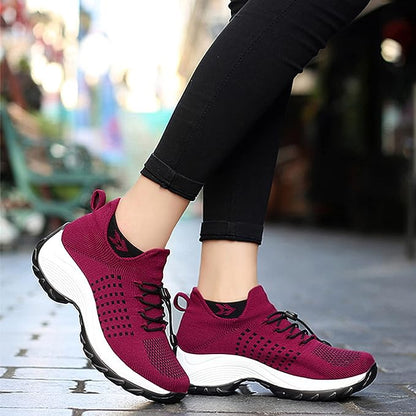Comfortable orthopedic walking shoes for women, sport style, daily use