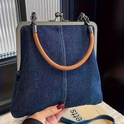 Bolso de mano para mujer estilo retro moderno para salidas y trabajo