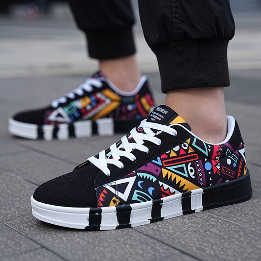 Baskets Homme Style Graphique Urbain pour Loisirs et Extérieur