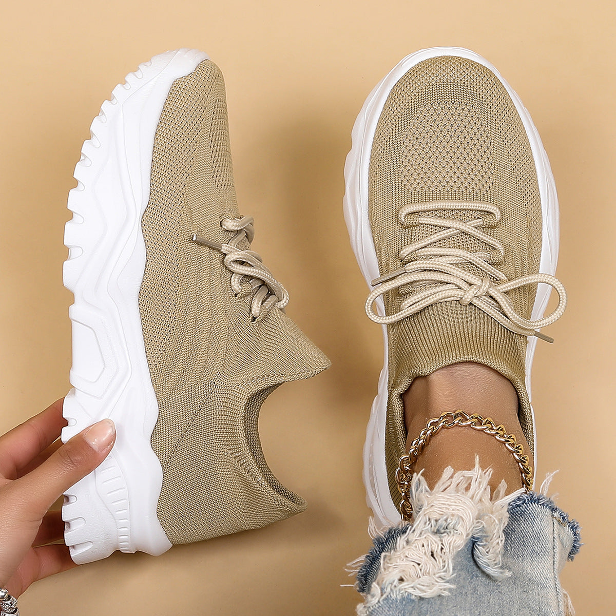 Susan – Chaussures de Sport Respirantes en Maille pour Femme