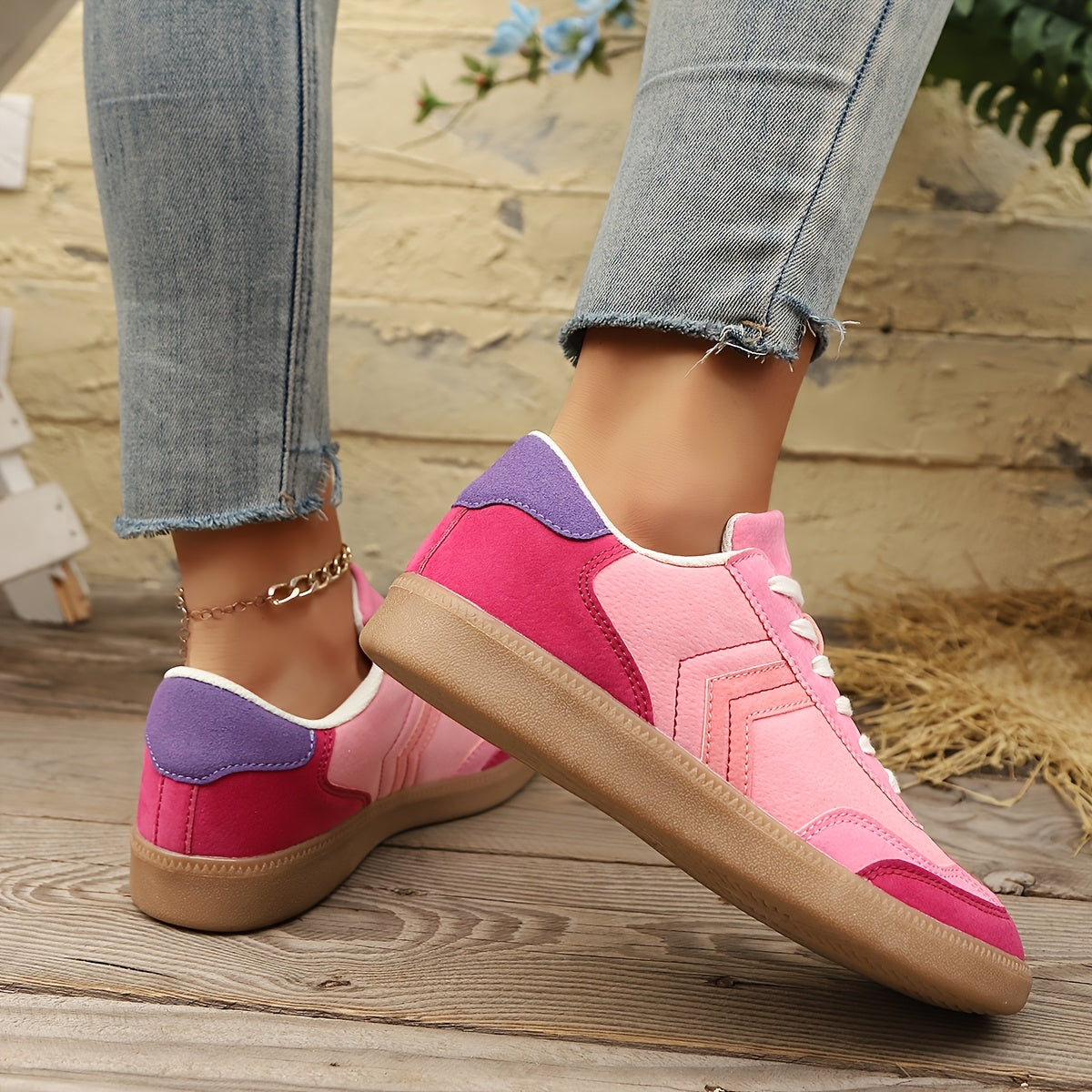 Afslappede sneakers til kvinder i urban retrostil