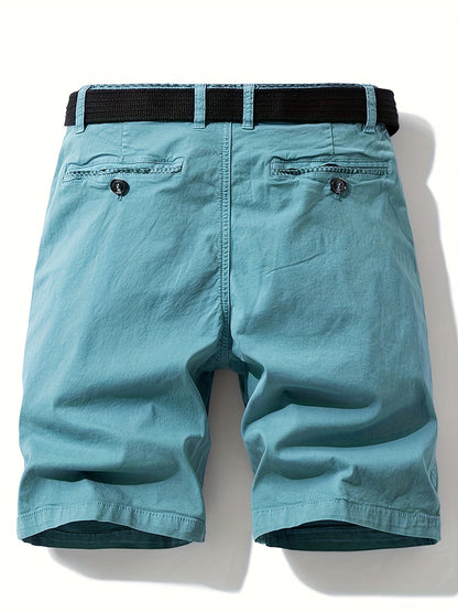Shorts casuals pour homme avec ceinture – style décontracté été