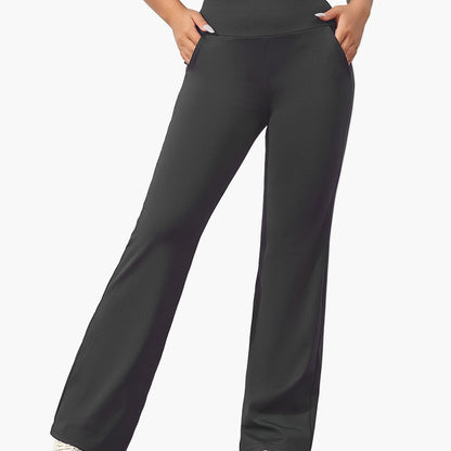 Pantalon évasé de yoga femme style moderne pour sport et détente