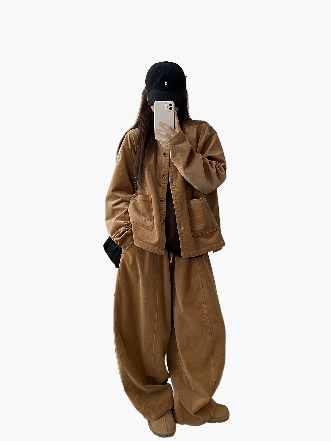 Ensemble Femme Décontracté Élégant Style Urbain Automne Hiver