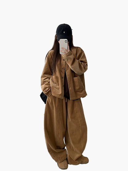 Ensemble Femme Décontracté Élégant Style Urbain Automne Hiver