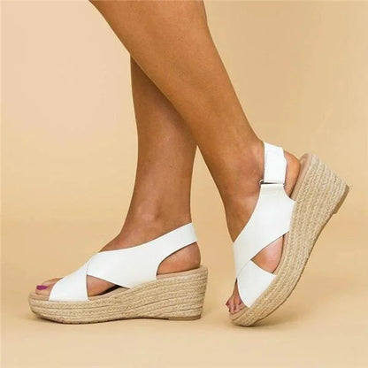 Ortopediske kilehæl-sandaler for kvinner – Moderne stil, daglig komfort, ideell for sommer