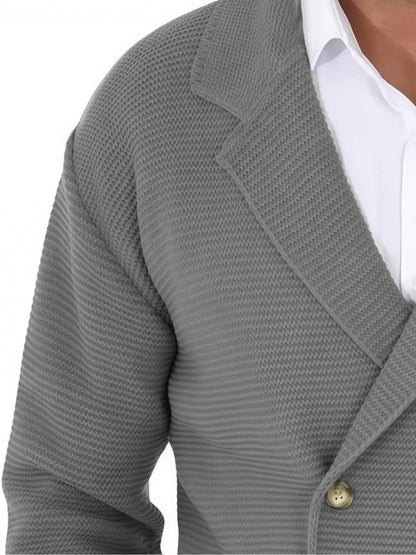 Veste blazer décontractée homme style double boutonnage pour toutes occasions