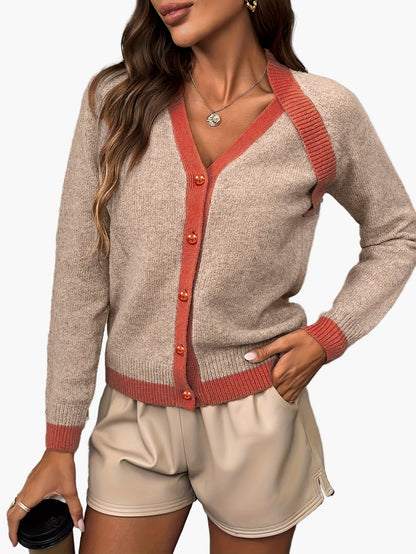 Cardigan Femme Élégant Style Décontracté pour Printemps/Été/Automne