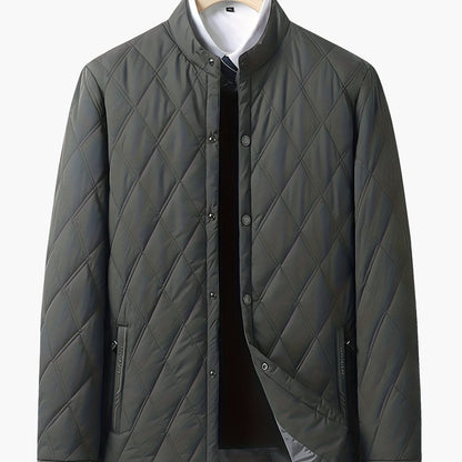 Veste matelassée homme style urbain élégance décontractée