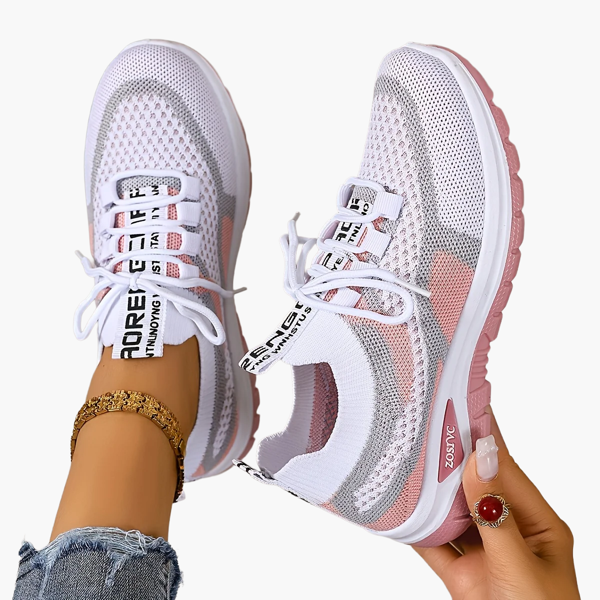 Zapatillas deportivas para mujer estilo casual para caminar y ocio